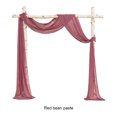 thumbnail image 3 of Baohd Wedding Arch Draping Fabric Wedding Decor With Easy Care Wedding Arch Drapes Polyester Wedding Valance Durable And Soft hawksbill turtle red 1Set, 3 of 6