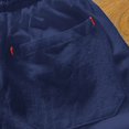thumbnail image 5 of Styesk Mens Shorts Man Solid-Color Casual Pocket Cotton-Linen Drawstring Elastic-Waist Half Shorts Pants, 5 of 5