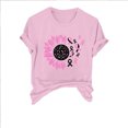 thumbnail image 2 of Blouses pour Femmes, Mode pour Femmes Blouse à Manches Courtes Imprimée, T-Shirt à Col Rond Amusant, 2 of 4