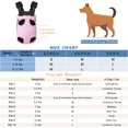thumbnail image 2 of ORUYROP Pet Dog Carrier Backpack Adjustable Dog Front Carrier, Legs Out Easy-Fit Dog Travel Backpack Carrier for Hiking Camping for Small Medium Dogs Cats and Rabbits (Medium, Pink), 2 of 6