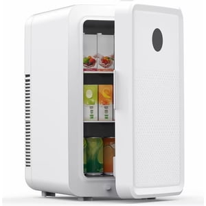 LEHOZIHEQ Minis Réfrigérateur, Réfrigérant de maquillage, Mini Réfrigérateur pour Chambre, Bureau et Voiture, Refroidisseur et Chauffe-Boire