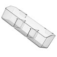 thumbnail image 3 of IFANLANDOR Hanging Kitchen Baskets 1Set Square Transparent Over Cabinet Door Organizer for Vegetable and Onion, 3 of 8
