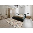 thumbnail image 4 of Ahgly Company Tapis d'Intérieur Rectangulaire Abstrait Rose Violet, 2 Pieds x 5 Pieds, 4 of 6