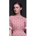 thumbnail image 2 of Bimba Robe d'Été Longue Maxi en Rayonne à Baies Rouges et Polo Rose Floral pour Femmes Imprimée avec Fente Latérale - Medium, 2 of 6