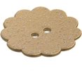 thumbnail image 2 of Mibo 8pcs Nylon Resin - Daisy Shape - Festive Holiday Button - 36L(22mm) - 2 Hole - Gold Glitter, 2 of 4