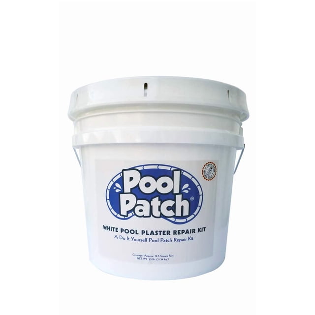 Patch de Piscine Plâtre de Piscine Blanc Trousse de Réparation 25 Livres Blanc