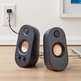 thumbnail image 3 of onn. Wired PC Stereo Speakers with 3.5 mm AUX Connector, 3 of 5