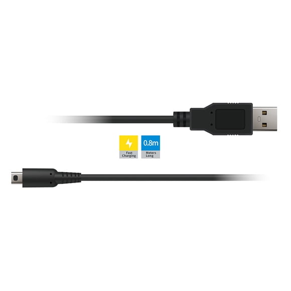 Charger Cable for Nintendo 2DS XL, New 3DS / 3DS XL Gaming Console, 0.8M Universal Power Charging Cord Replacement Accessory