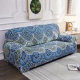 thumbnail image 4 of 1/2/3/4 Seats Elastic Stretch Sofa Armchair Cover Slipcovers Bohemian For Home, 4 of 10