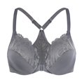 thumbnail image 1 of CHUANK Female Racerback Front Closure Unlined Underwire Bra for Women Black 34B, 1 of 5