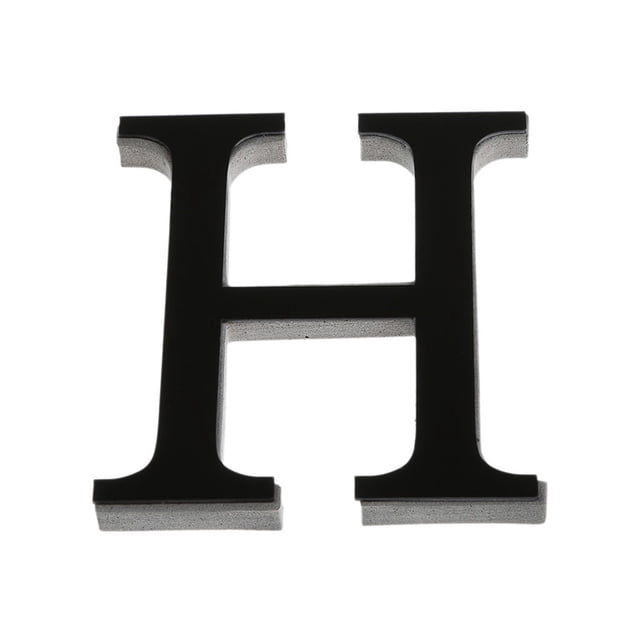 Binwennn School Decals 26 Letters DIY 3D Acrylic Wall Sticker Decals Home Wall Art Mural