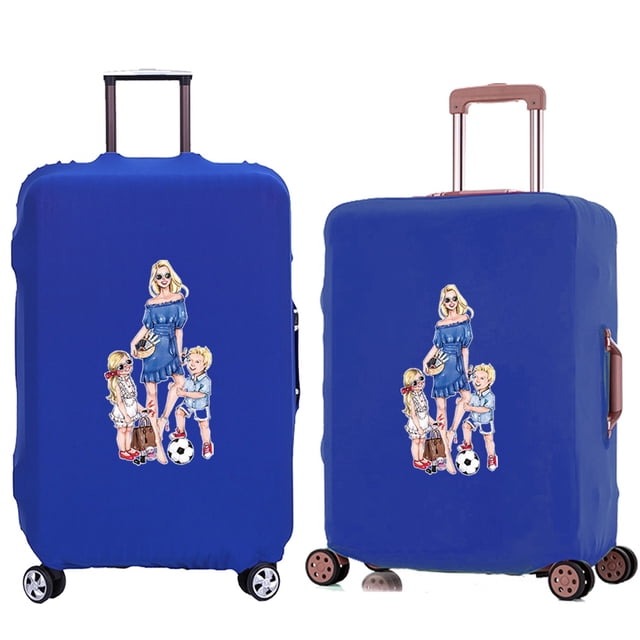 Suitcase Protective Cover Trolley Travel Suitcase Elastic Dustroof Cover Apply To 18-28 Inch Luggage Mom Series Pattern 8Mom012 S