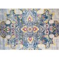 thumbnail image 2 of Ladole Rugs Géode Style Antique Polypropylène Intérieur Durable Tapis Traditionnel Tapis Moquette en Turquoise Gris, 2 of 4