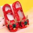 thumbnail image 2 of HBFAGFB Chaussures pour Enfants Filles Enfants Danse Ballet et Chaussures de Performance Polyvalentes Usage Quotidien Rouge Taille 34, 2 of 7
