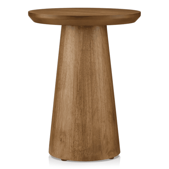 Bouclair Mango Wood Hourglass Side Table