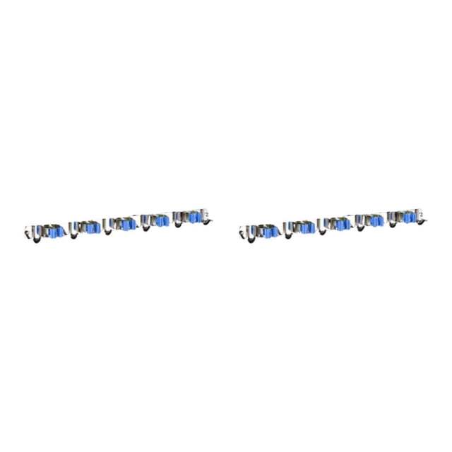 Youkk Multifunctional Swab Holder - Easy And Quick Installation With Strong Load-bearing Capacity Through Thickening blue 5 clips and 6 hooks 2Set