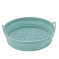 thumbnail image 2 of Air Fryer Silicone Liner,2Pcs Reusable Non Stick Air Fryer Silicone Basket Air Fryers Silicone Pots Foldable Round Silicone Insert Liners With Handle Air Fryer Oven Accessories, 2 of 8