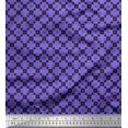 thumbnail image 1 of Soimoi Tissu Imprimé Artistique Floral en Popeline de Coton 1 Yard 56 Inch Wide, 1 of 3
