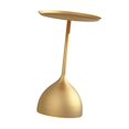 thumbnail image 4 of DOLITY Petite Table d'Appoint Ronde Ornement Table Basse pour Balcon Intérieur Salon Or, 4 of 9