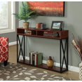 thumbnail image 3 of Convenience Concepts Tucson Deluxe Two-Tier Console Table in Cherry Wood Finish, 3 of 4