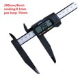 thumbnail image 3 of 300mm 200 Electronic Digital Caliper LCD Plastic Vernier Caliper Long Jaw Micrometer Inner Outer Diameter Gauge Measuring Tools ,Precise Positioning, 3 of 6