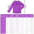 thumbnail image 3 of BIG ELEPHANT 3 Pack Kids Rash Guard Swim Shirt UPF 79+ Long Sleeve Rashguard Swimwear Surf Tops Sun Protection for Boys Girls, 3 of 5