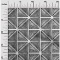 thumbnail image 1 of oneOone Polyester Lycra Fabric Dot & Triangle Block Printed Craft Fabric BTY 56 Inch Wide, 1 of 4