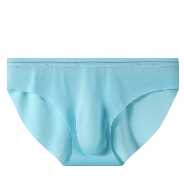 Culottes une Pièce Sans Coutures en Soie Glacée Unies pour Hommes