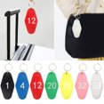 thumbnail image 2 of MesaSe 10 Pcs Key Tags Vintage Motel Keychain Fade-resistant Smooth Surface Long-lasting DIY Crafts Ornament, 2 of 10