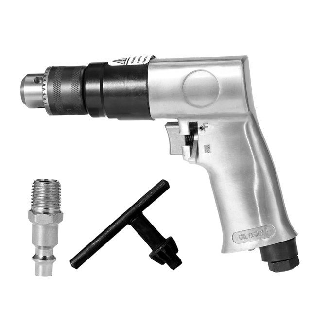 Amdohai 3/8inch Professional Air Drill Rotation Way Reversible Pneumatic Tools for DIY Furniture Machine Production Maintenance