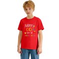 thumbnail image 3 of DHFJKG T-Shirt Joyeux 100e Jours d'École pour Tout-Petits Enfants Manches Courtes Col Rond Tee Décontracté Célébration Confortable Hauts, 3 of 7