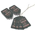 thumbnail image 3 of Inkdotpot Pack Of 50 Real Rose Gold Foil Paper Tags Good Bye Tension Hello Pension Retirement Favor Hang Tags, 3 of 6