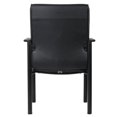 thumbnail image 4 of Boss Office Products Metal 4 Leg Side Guest Chair in Leather Plus in Black, 4 of 5