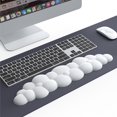 thumbnail image 2 of Becaristey Wrist Rest Pad Anti-Slid Rubber Base Comfortable And Supportive Suitable For Desk Or Pillow Mouse White, 2 of 6