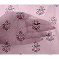 thumbnail image 4 of oneOone Viscose Chiffon Fabric Leaves & Floral Block Print Fabric BTY 42 Inch Wide, 4 of 5