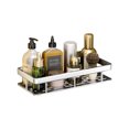 thumbnail image 2 of LSLJS Shower Caddy Shelf Organizer Rack, Bathroom Shelf Organizer Shower Caddy Kitchen Spice Rack Wall Mounted No Drilling,Rustproof Storage Organizer with Hooks, Storage Rack, 2 of 7
