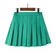 thumbnail image 2 of MeetoTime Girls Pleated Skirt Solid Color Plaid Printed Half Dress with Inner Lining 9-16 Years Children Clothes, 2 of 3
