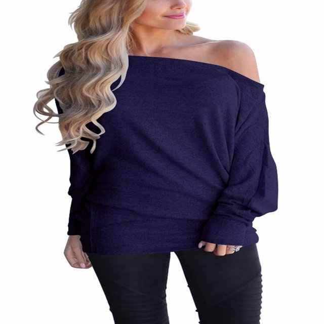 Pull-overs Surdimensionnés à Manches Longues en Tunique (Femmes)