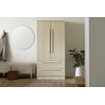 thumbnail image 3 of South Shore Haven 2-Door Armoire with Drawers, in Bleached Oak, 3 of 13