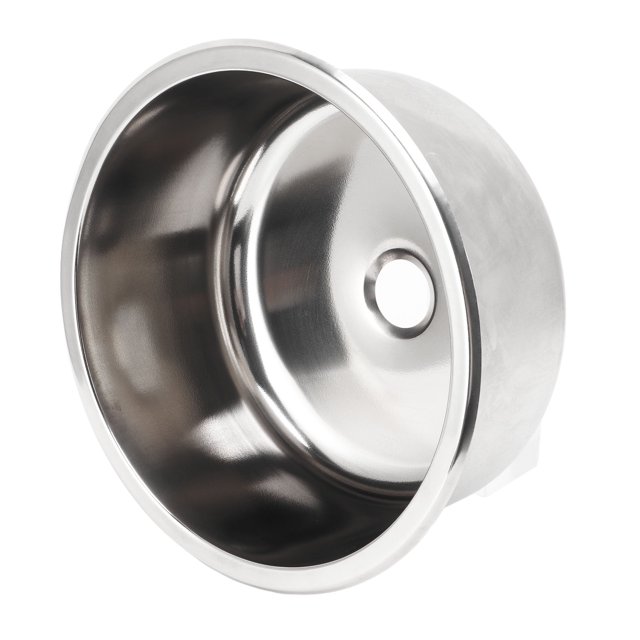 Bar Wash Basin, Motorhome Sink 304 Stainless Steel Large Capacity Stain Resistant Polished Rustproof For Boat For
