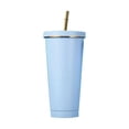 thumbnail image 1 of HAOMONZEN Double Layer Stainless Steel Portable Edged Insulation Cup Creative Straw Cup Durable Paint 500ML Lightweight & Leakproof for Party,Picnic, BBQ, Travel, and Event Deals Today 2024, 1 of 9