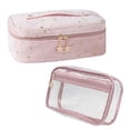 thumbnail image 1 of Yhmxh Travel Essentials Camping Essentials Cosmetic Bag Large Capacity Storage Bag Velvet Portable Travel Bag Cosmetic Storage Bag Wash Bag The Handbag, 1 of 2