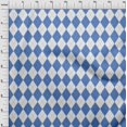 thumbnail image 4 of oneOone Rayon Medium Blue Fabric Check Argyle Sewing Craft Projects Fabric Prints By Yard 56 Inch Wide, 4 of 4