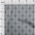 thumbnail image 1 of oneOone Georgette Viscose Fabric Stripe & Diamond Geometric Fabric Prints By Yard 42 Inch Wide, 1 of 4