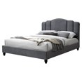thumbnail image 3 of ACME Giada Channel-Tufted Fabric Eastern King Platform Bed in Charcoal, 3 of 7