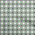 thumbnail image 1 of oneOone Rayon Green Fabric Geometric Craft Projects Decor Fabric Printed By The Yard 56 Inch Wide, 1 of 4