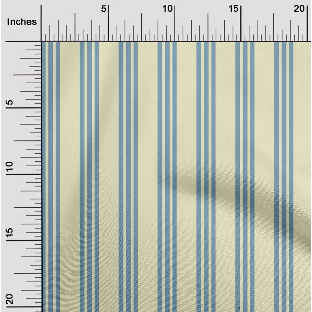 oneOone Cotton Flex Fabric Vertical Stripe Print Sewing Fabric BTY 40 Inch Wide