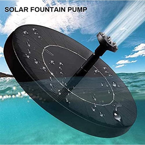 Solar fountain, solar water fountain, floating solar fountain