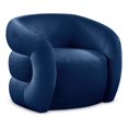 thumbnail image 1 of Meridian Furniture Roxbury Navy Velvet Accent Chair, 1 of 14