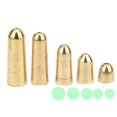 thumbnail image 1 of Spptty T0048 75PCS 5size Brass Weights Fishing Sinkers With 5size Plastic Luminous Fishing Beads Kit,Fishing Sinkers Set,Brass Weights Fishing Sinkers Kit, 1 of 8
